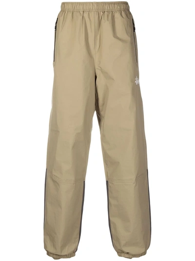 Stussy Taped Seam Track Pants In Neutrals