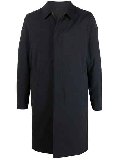Dell'oglio Single Breasted Coat In Blue