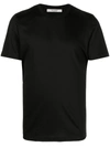 La Fileria For D'aniello Fine-knit Cotton T-shirt In Black