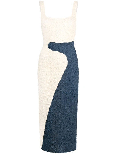 Mara Hoffman Sloan Column Dress In Blue