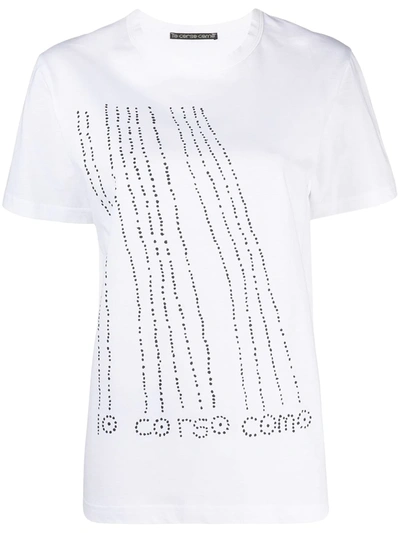 10 Corso Como Logo-print Cotton T-shirt In White