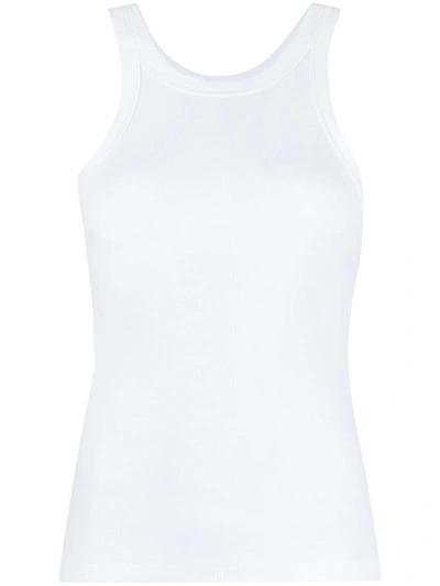 Totême Espera Ribbed Vest In White