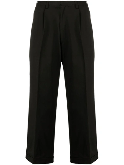 Pre-owned Walter Van Beirendonck Dream Tailored-cut Trousers In Black