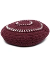 GANNI CROCHET KNIT BERET