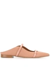 Malone Souliers Maureen Double-strap Ballerina Shoes In Pink