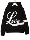 N°21 Kids Hoodie For For Boys And For Girls In Black
