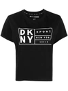 DKNY LOGO PRINT COTTON T-SHIRT