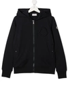 MONCLER TEEN LOGO PATCH HOODIE