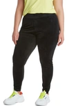 Juicy Couture Plus Size Velour Leggings In Black