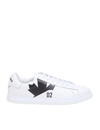 DSQUARED2 NEW TENNIS SNEAKERS IN WHITE LEATHER,SNM0005 0150 M431