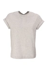 BRUNELLO CUCINELLI STRETCH COTTON JERSEY T-SHIRT WITH PRECIOUS FAUX-LAYERING,M0T18BD200 C8003