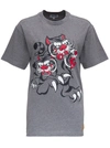 Kenzo Kansai Yamamoto Three Tigers T-shirt In Grey