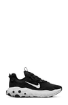 Nike Black & White React Art3mis Sneakers In Black/ White/ Black