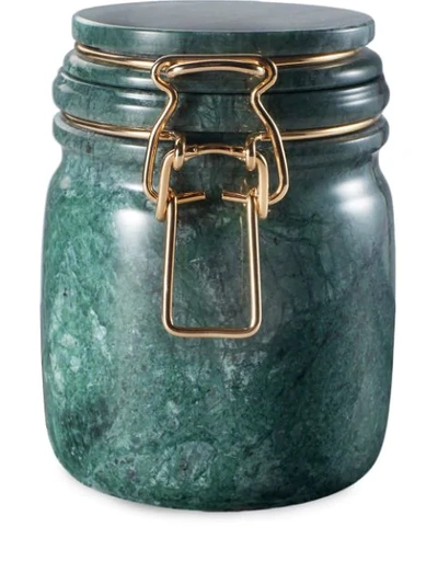 Editions Milano Miss Marble Green Guatemala Marble Jar
