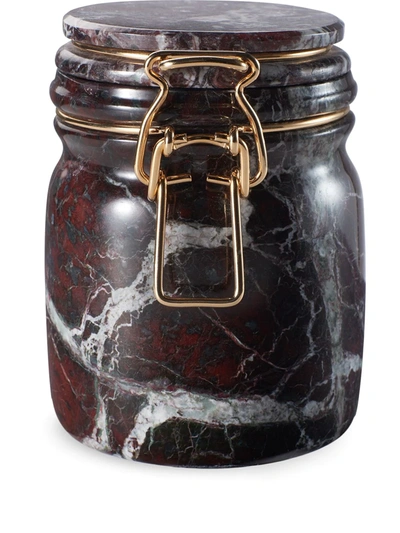 Editions Milano Miss Marble Storage Jar (12cm) In Red