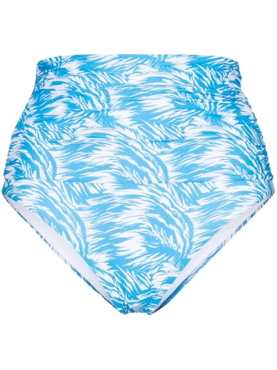 Melissa Odabash Lyon Splash Bikini Bottoms In Blue