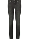 Dolce & Gabbana Low-rise Skinny-fit Jeans In Black