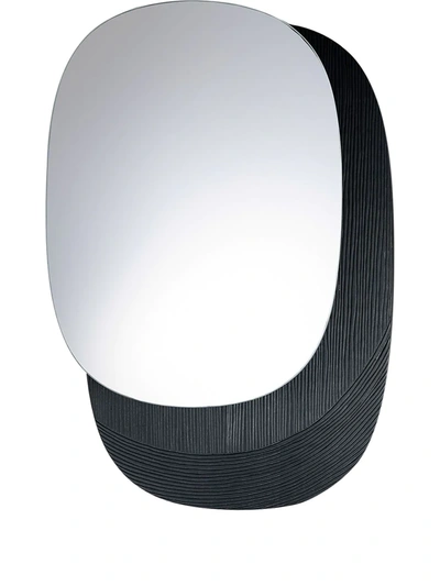 Zanat Eclipse Wall Mirror (45cm) In Black