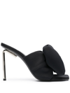 Off-white Woman Sandals Black Size 6 Textile Fibers In Black