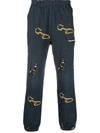 BILLIONAIRE BOYS CLUB GRAPHIC-PRINT COTTON TRACK PANTS