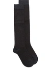 ALTEA CHECKED PRINT MID-LENGTH SOCKS