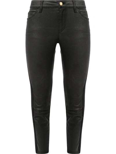 Pre-owned Louis Vuitton  Coated Cropped Jeans In Black