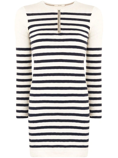 celine striped knit dress Celine Resort 2015 Fashion Show