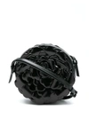 Valentino Garavani 03 Rose Edition Atelier Round Cross-body Bag In Black