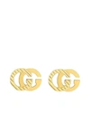 GUCCI 18KT YELLOW GOLD INTERLOCKING G EARRINGS