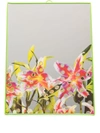 Seletti Toiletpaper Floral-print Glass Mirror 40cm In Green
