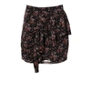 Aggi By Halewski Chiffon Skirt Margaux Caviar In Chiffon