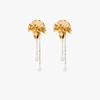 STERLING KING GOLD-PLATED SYLVIA CRYSTAL DROP EARRINGS,SK520816100926