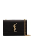 SAINT LAURENT SMALL KATE LEATHER SHOULDER BAG