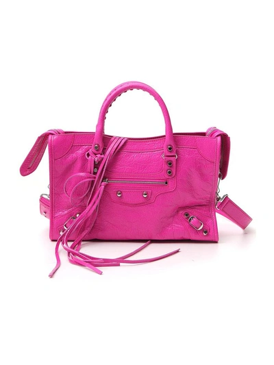 Balenciaga Classic City Small Tote Bag In Pink