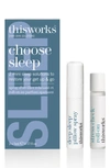 THISWORKSR CHOOSE SLEEP PILLOW SPRAY & AROMATHERAPEUTIC ROLLERBALL SET,TW001130