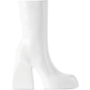 ANISSA KERMICHE ANISSA KERMICHE WHITE NODALETO EDITION BULLA CORTA BOOT VASE