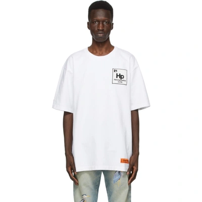 Heron Preston White & Blue Herons Halo T-shirt