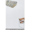 CURVES BY SEAN BROWN OFF-WHITE CHAIRS THROW BLANKET