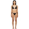 FENDI REVERSIBLE BLACK 'FOREVER FENDI' BIKINI