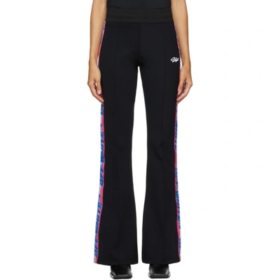 Off-white Athleisure Side-stripe Track Trousers In Black