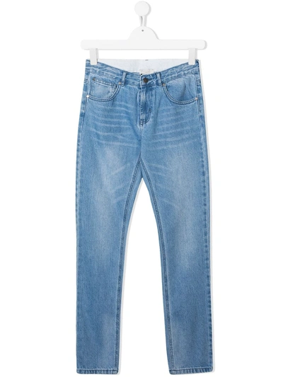 Stella Mccartney Teen Slim-fit Denim Jeans In Blue