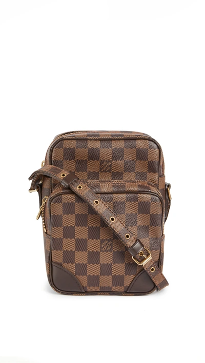 Pre-owned Louis Vuitton Lv Damier Ebene Amazone In Brown