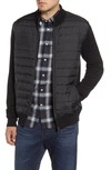 Shop Barbour Carn Baffle Front Knit Jacket In Black