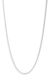 JONAS STUDIO FLATIRON STERLING SILVER CHAIN NECKLACE,3096