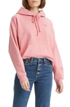 LEVI'S GARMENT DYED COTTON HOODIE,852790034