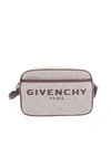 GIVENCHY BOND BAG IN BEIGE AND AUBERGINE