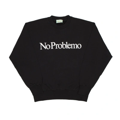 Aries No Problemo Sweatshirt In Black