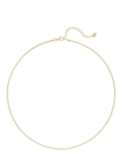 Argento Vivo Curb Chain Necklace In Gold