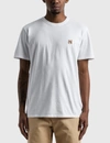 Maison Kitsuné Maison Kitsune White Fox Head Patch T-shirt
