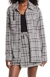 4TH & RECKLESS CHESTER PLAID OVERSIZE SHIRT JACKET,4RLNST00015